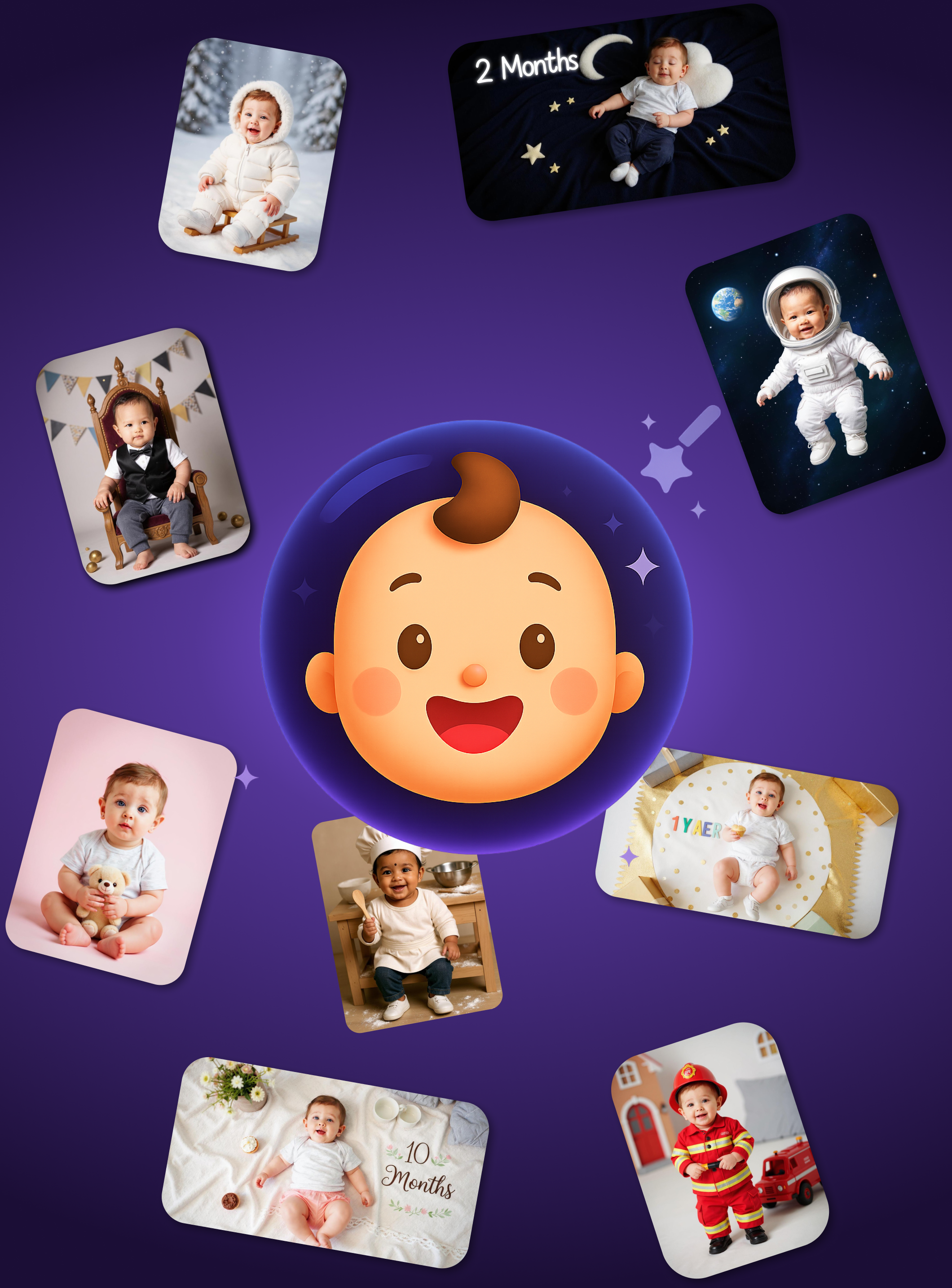 AI Generated Baby Image - MiniMoo AI